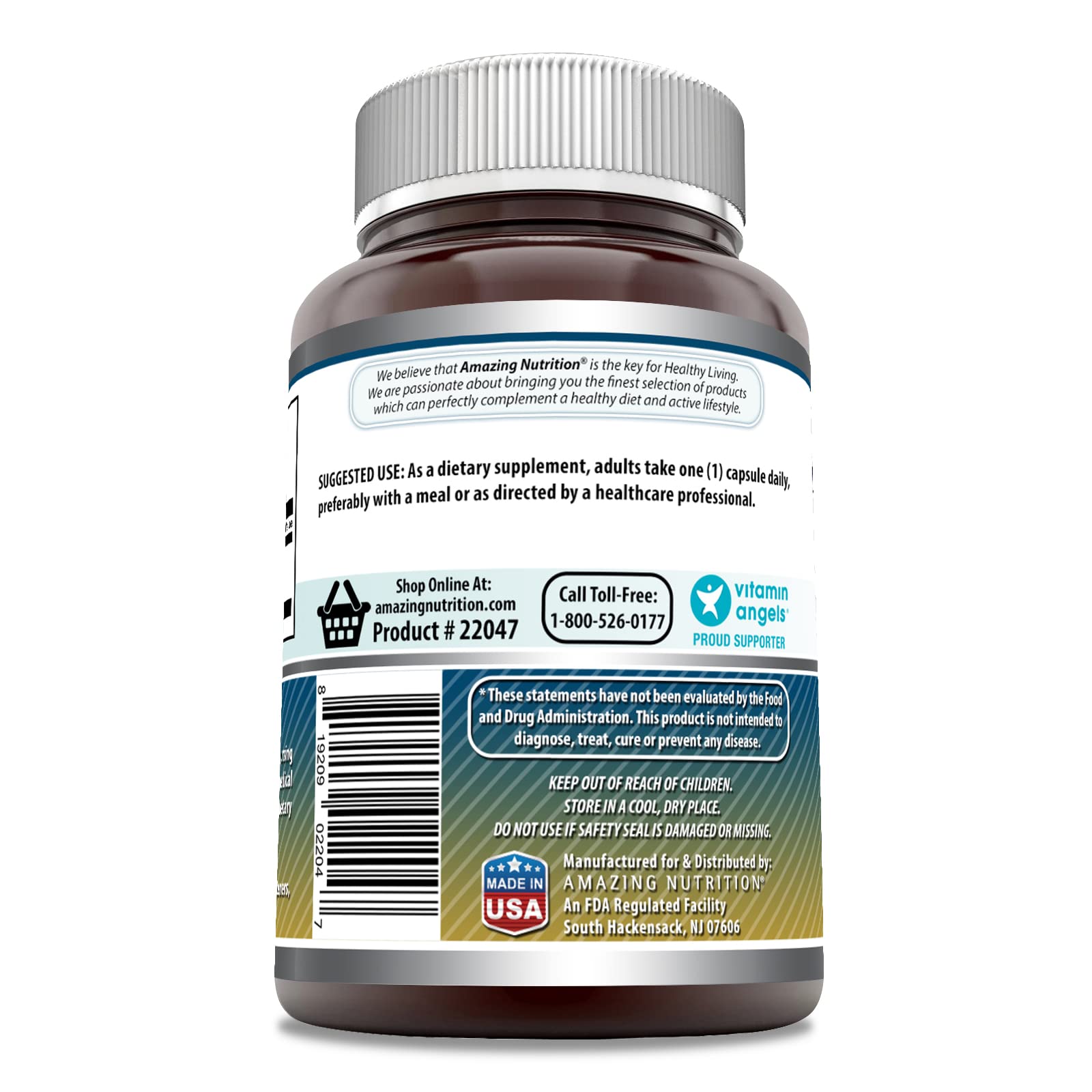 Foto 3 pulgar | Suplemento Amazing Formulas De Taurina 1000 Mg 200 Cápsulas - Venta Internacional.