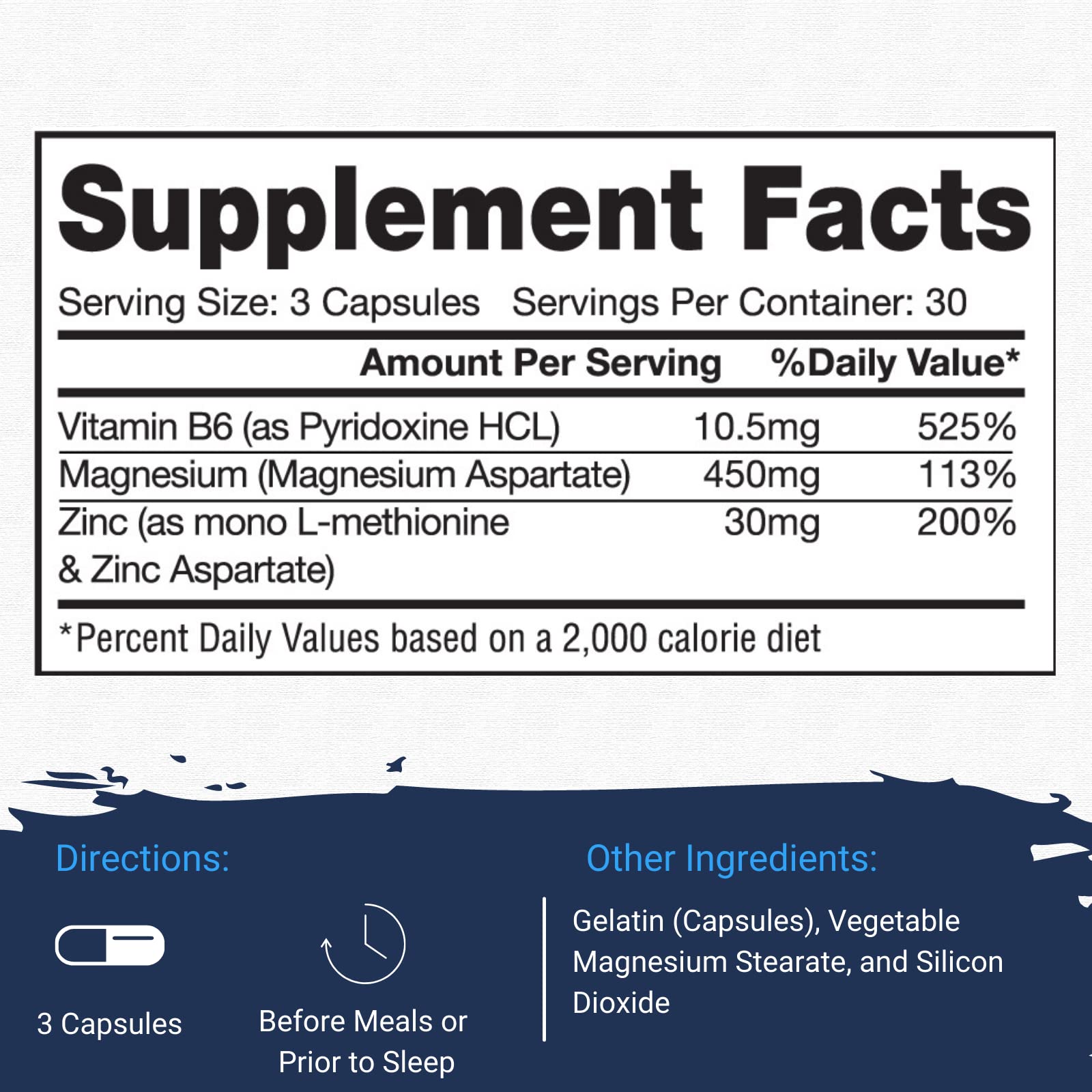 Foto 4 pulgar | Suplemento Gaspari Nutrition Zm-complex 90 Cápsulas - Venta Internacional.