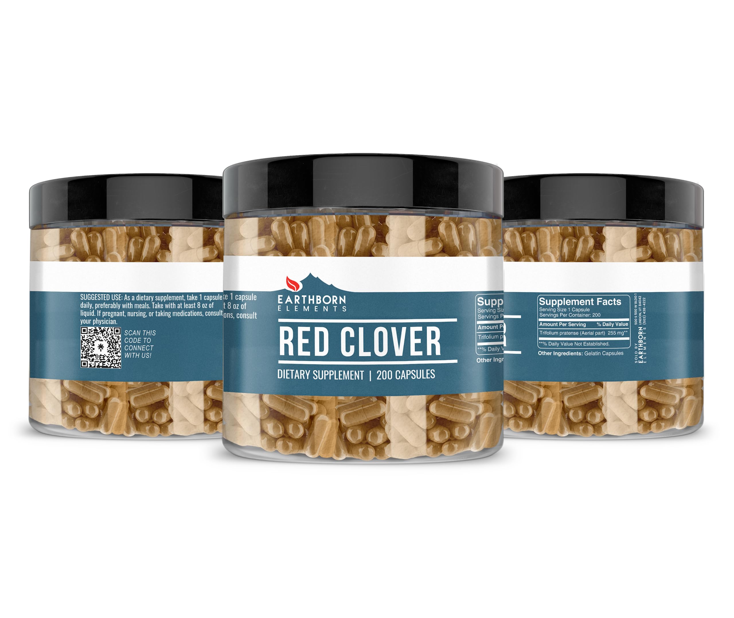 Foto 4 | Suplemento Earthborn Elements Red Clover 200 Cápsulas - Venta Internacional.