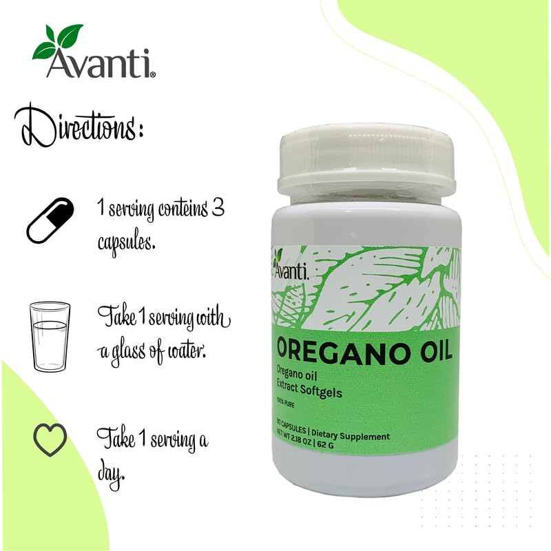 Foto 7 pulgar | Cápsula De Gel Concentrado Supplement Avanti, Aceite De Orégano, 150 Mg - Venta Internacional.
