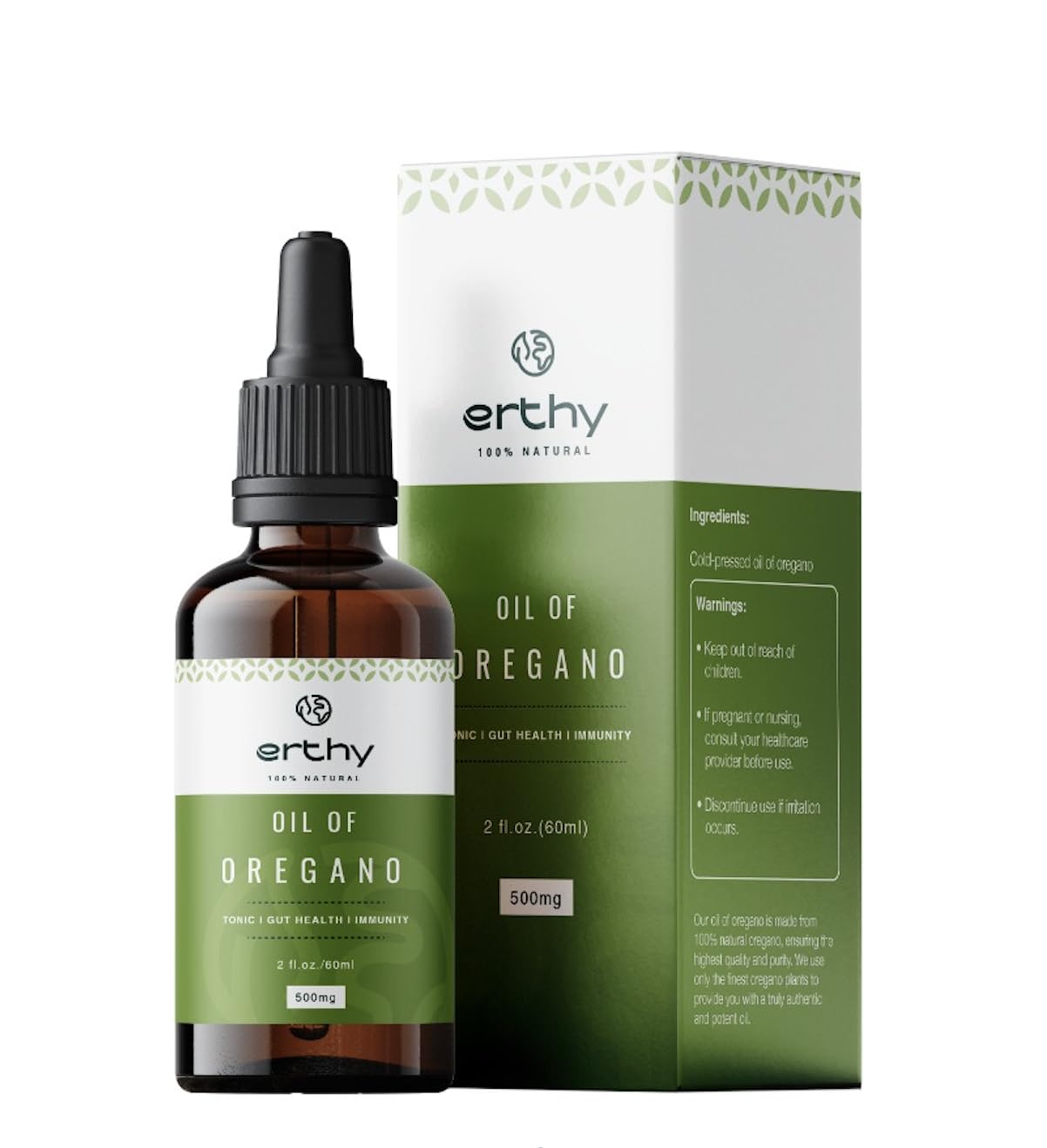 Suplemento De Aceite Terroso De Orégano 92% Carvacrol Vegano Sin Ogm - Venta Internacional.