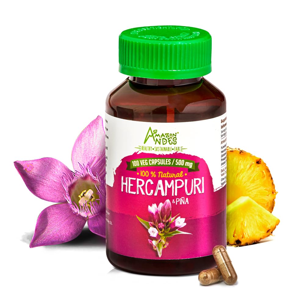 Foto 2 pulgar | Suplemento Amazon Andes Hercampuri En Cápsulas De 1500 Mg - Venta Internacional.