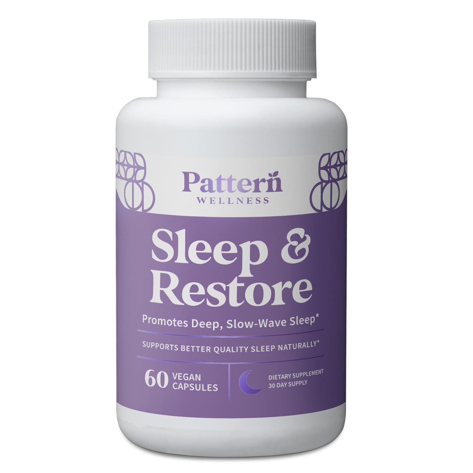 Foto 2 pulgar | Suplemento Pattern Wellness Sleep + Restore 60 Cápsulas - Venta Internacional.