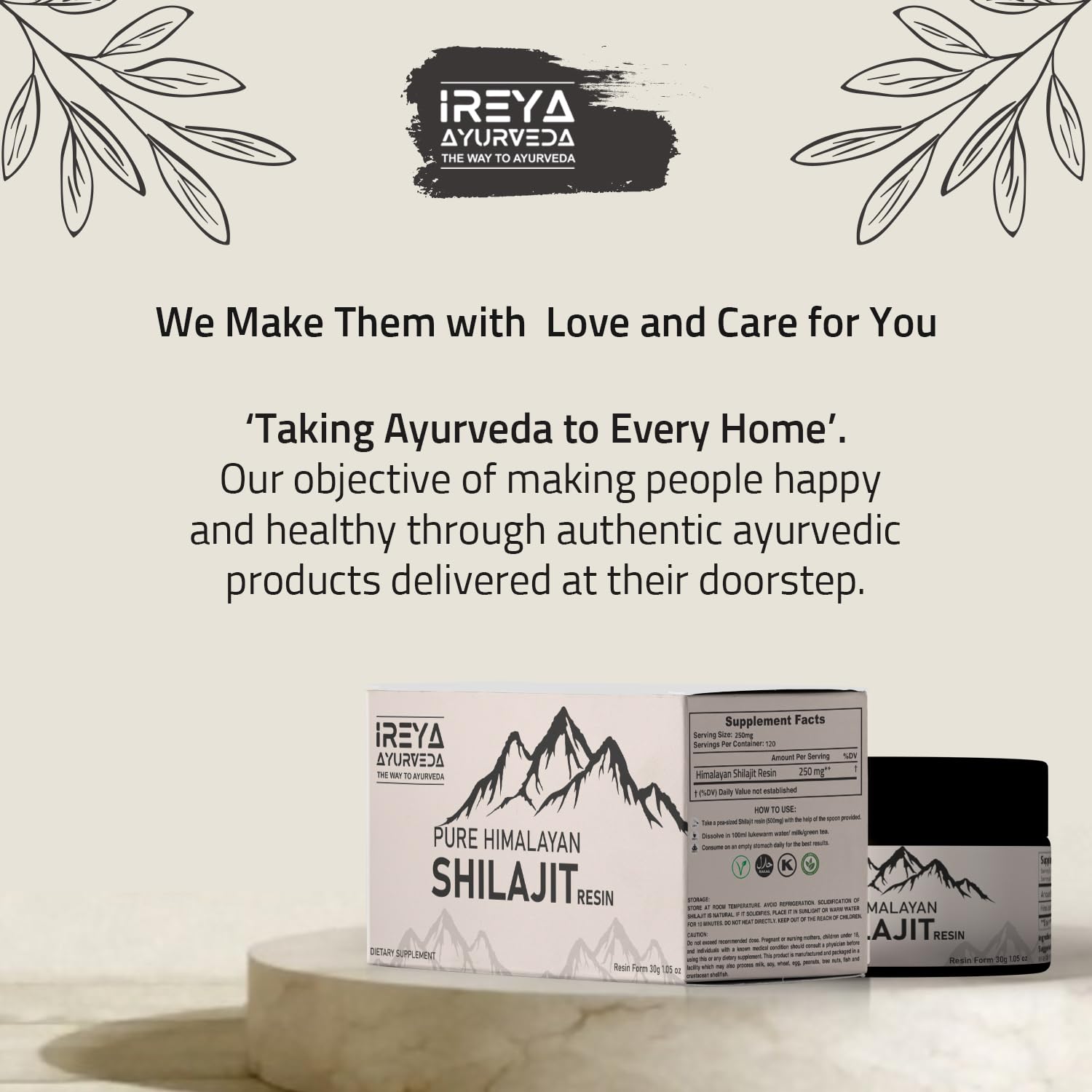 Foto 5 pulgar | Suplemento De Resina Ireya Ayurveda Himalaya Shilajit 30 G - Venta Internacional.