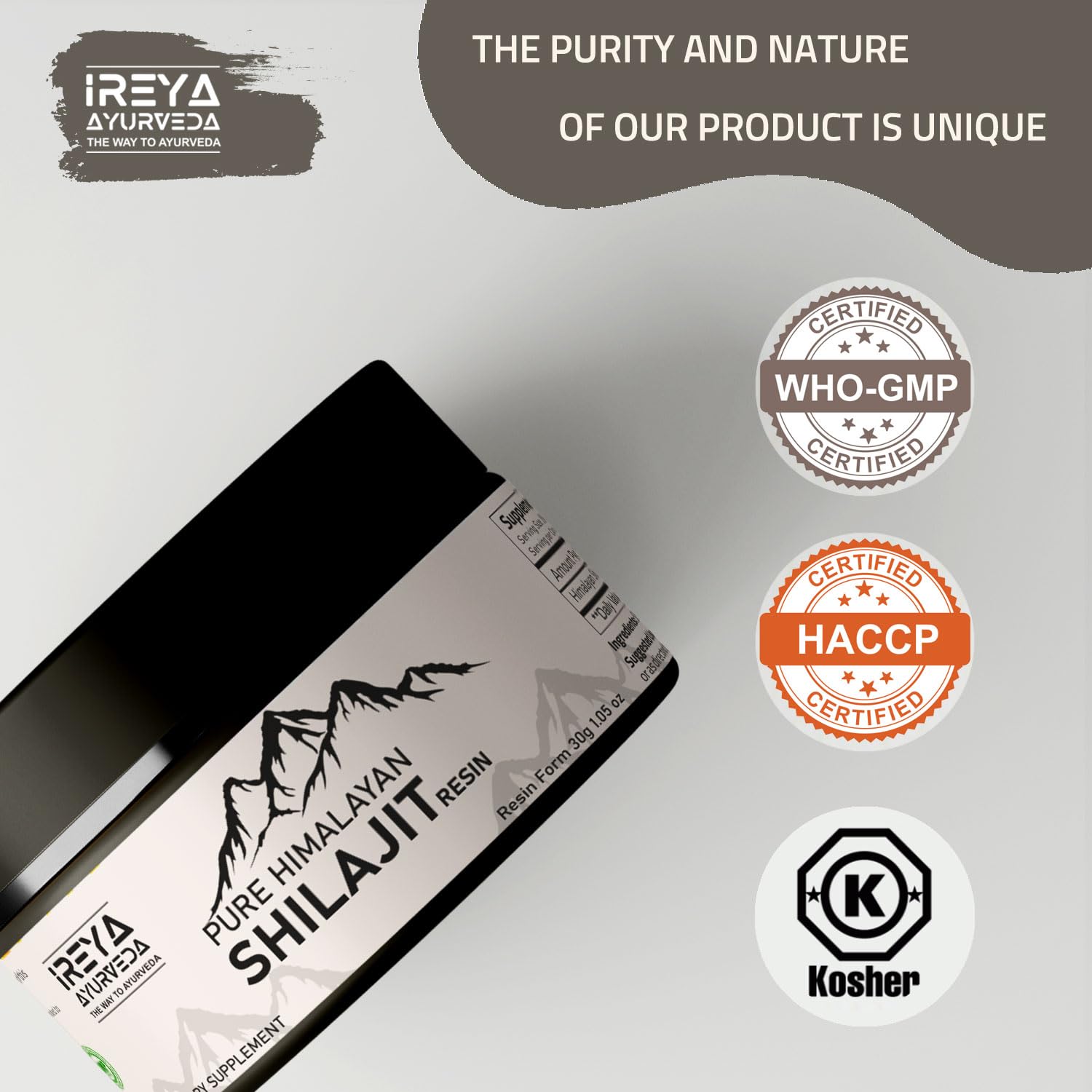 Foto 6 pulgar | Suplemento De Resina Ireya Ayurveda Himalaya Shilajit 30 G - Venta Internacional.