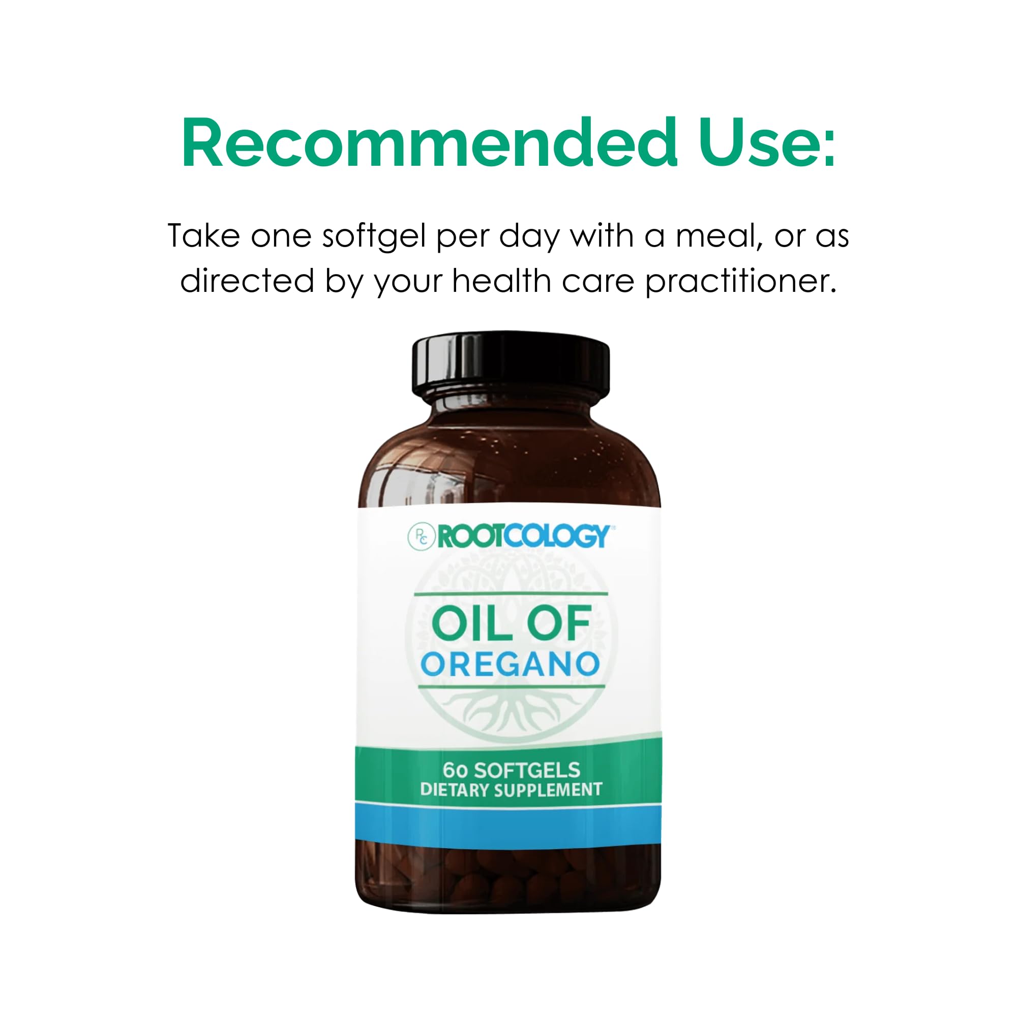 Foto 6 | Aceite De Orégano Supplement Rootcology 60 Cápsulas Blandas - Venta Internacional.