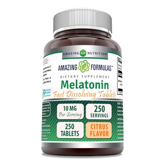 Foto 1 | Suplemento Amazing Formulas De Melatonina, 10 Mg, 250 Comprimidos - Venta Internacional.