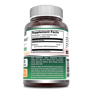Foto 3 | Suplemento Amazing Formulas De Melatonina, 10 Mg, 250 Comprimidos - Venta Internacional.