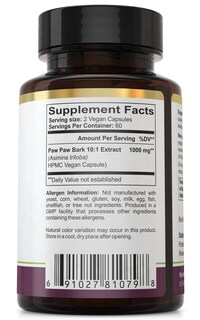 Foto 3 | Cápsulas Suplementarias Florida Herbal Pharmacy Paw Extract - Venta Internacional.