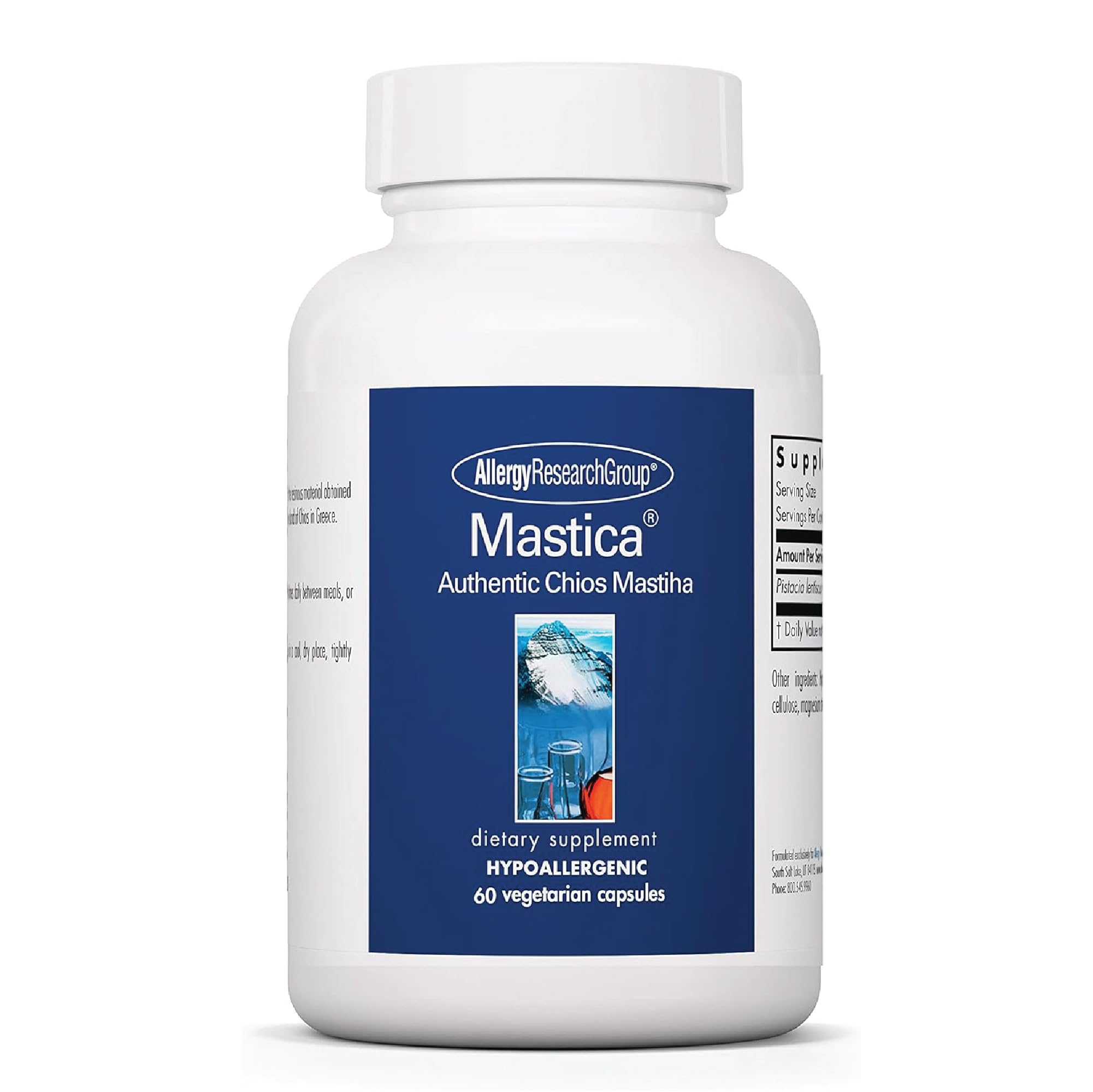 Foto 2 pulgar | Goma De Mastica Supplement Allergy Research Group, 60 Cápsulas - Venta Internacional.