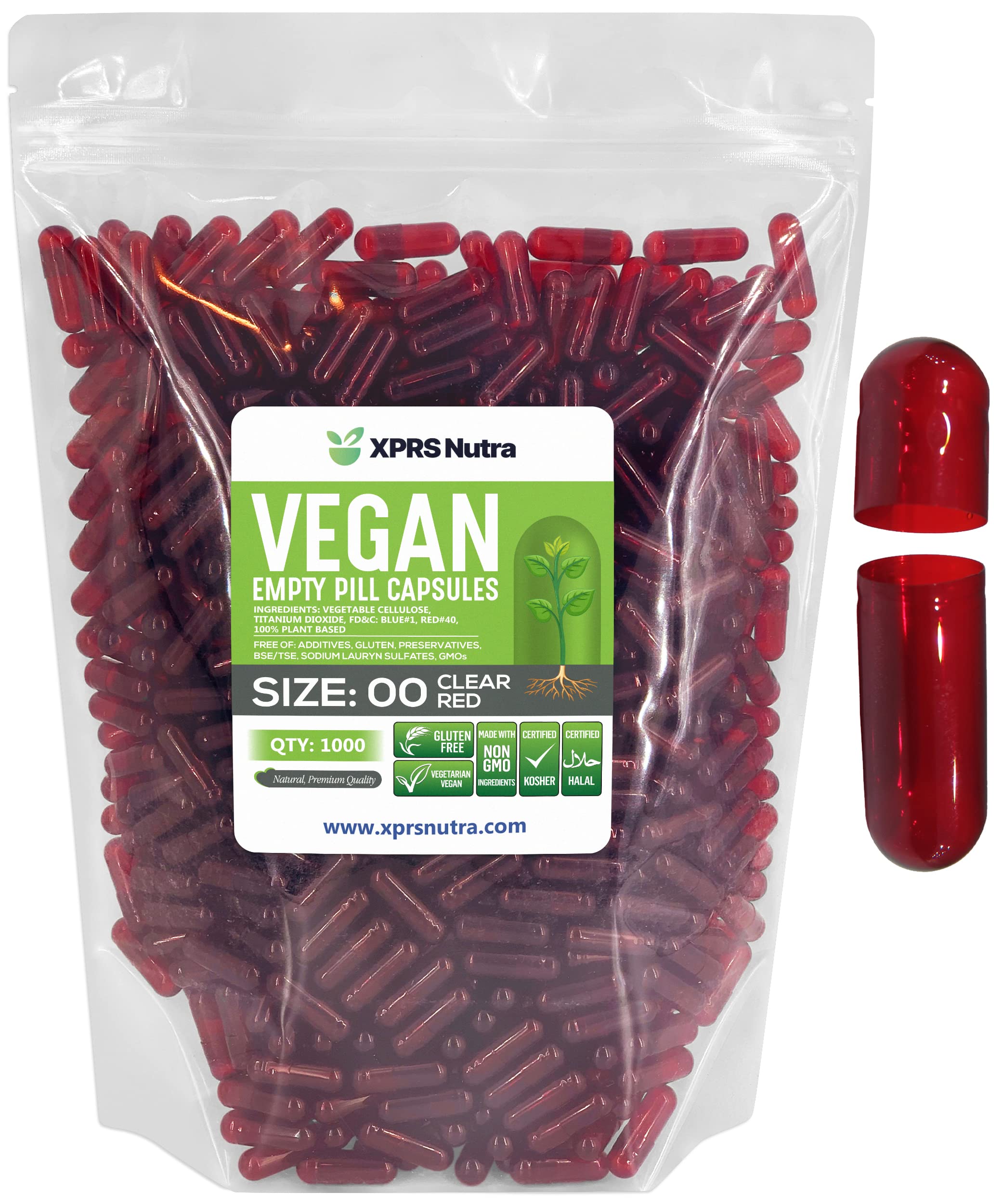 Foto 2 pulgar | Cápsulas Vacías Xprs Nutra, Tamaño 00, 1000 Unidades, Cápsulas Veganas - Venta Internacional.