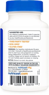 Foto 4 | Suplemento Nutricost Coleus Forskohlii 500 Mg 60 Cápsulas - Venta Internacional.