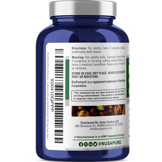 Foto 3 | Suplemento De Extracto De Castaño De Indias Nusapure 300 Mg X 180 Cápsulas - Venta Internacional.