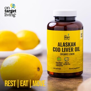 Foto 5 | Aceite De Hígado De Bacalao De Alaska Supplement On Target Living 120 Cápsulas Blandas - Venta Internacional.