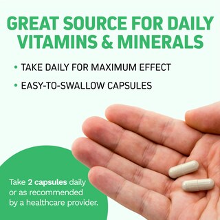 Foto 7 | Suplemento Herbtonics Whole Food Multivitamínico Para Adolescentes, 60 Cápsulas - Venta Internacional.