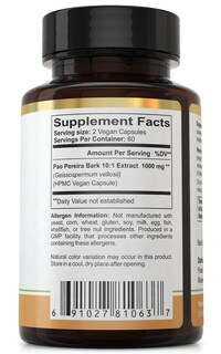 Foto 3 | Suplemento Florida Herbal Pharmacy Pao Pereira Bark 120 Cápsulas - Venta Internacional.