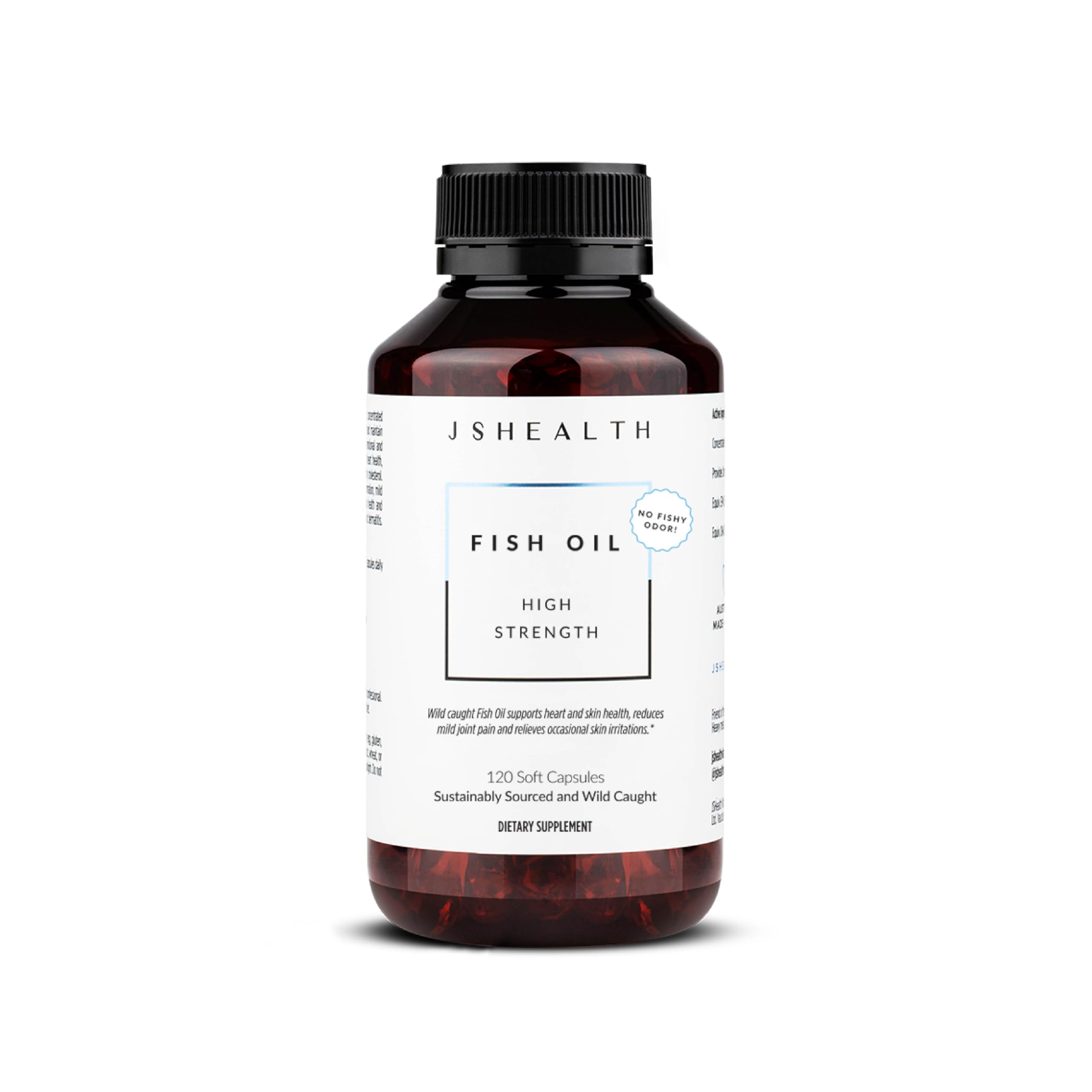 Suplementos Jshealth Aceite De Pescado De Alta Resistencia Omega 3 120 Cápsulas - Venta Internacional.