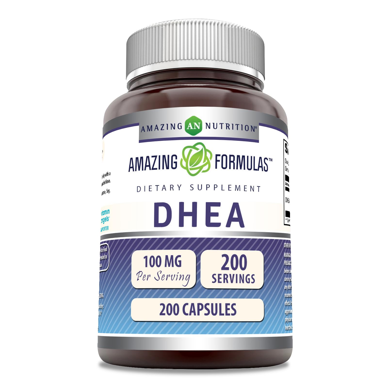 Foto 2 pulgar | Supplement Amazing Formulas Dhea, Cápsulas De 100 Mg, 200 Unidades - Venta Internacional.