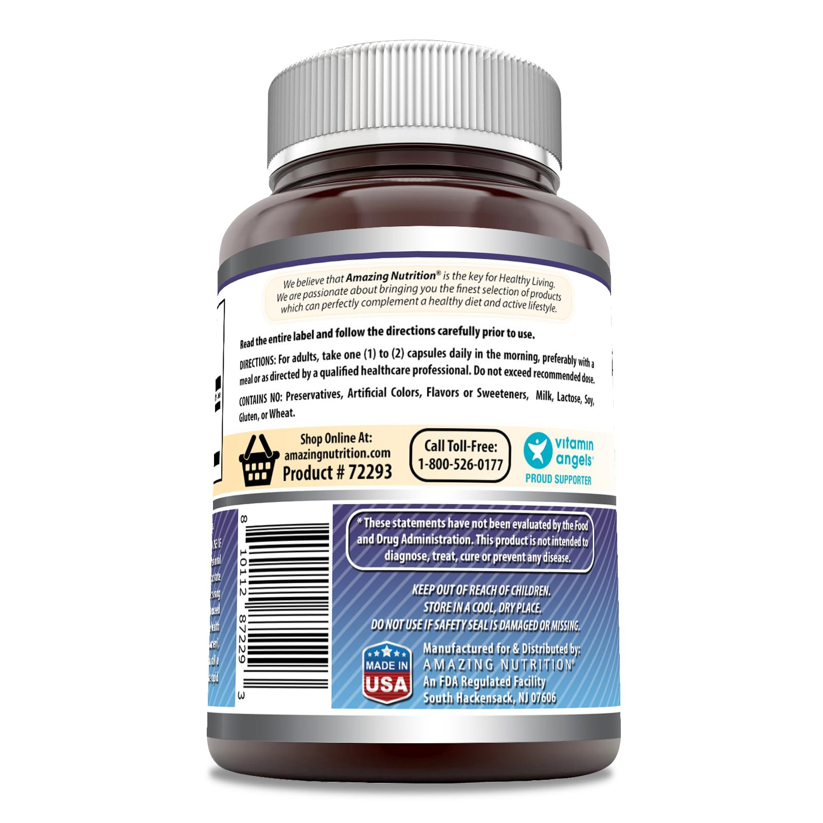 Foto 4 pulgar | Supplement Amazing Formulas Dhea, Cápsulas De 100 Mg, 200 Unidades - Venta Internacional.