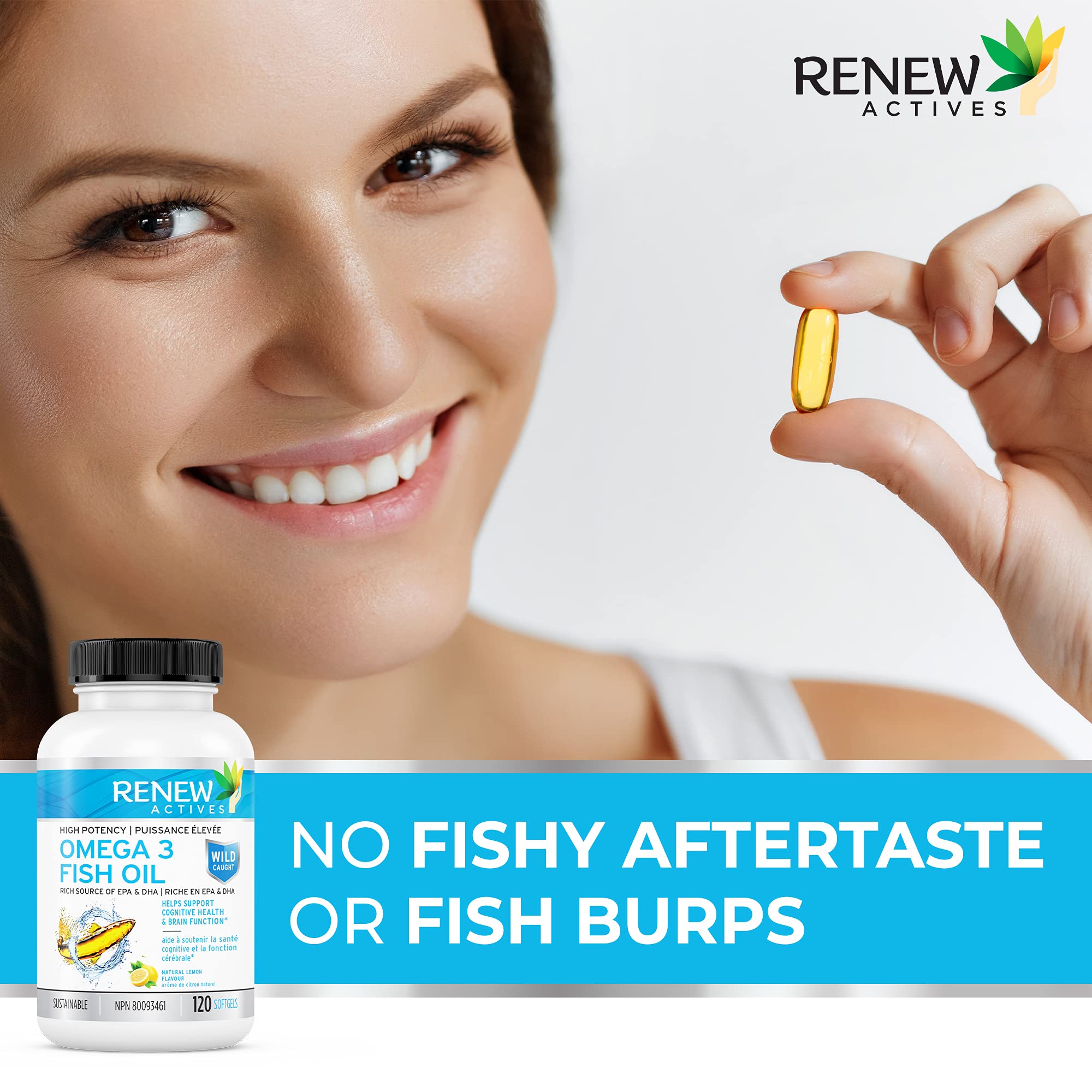 Foto 4 pulgar | Aceite De Pescado Omega 3 Supplements Renew Actives 120 Cápsulas Blandas - Venta Internacional.