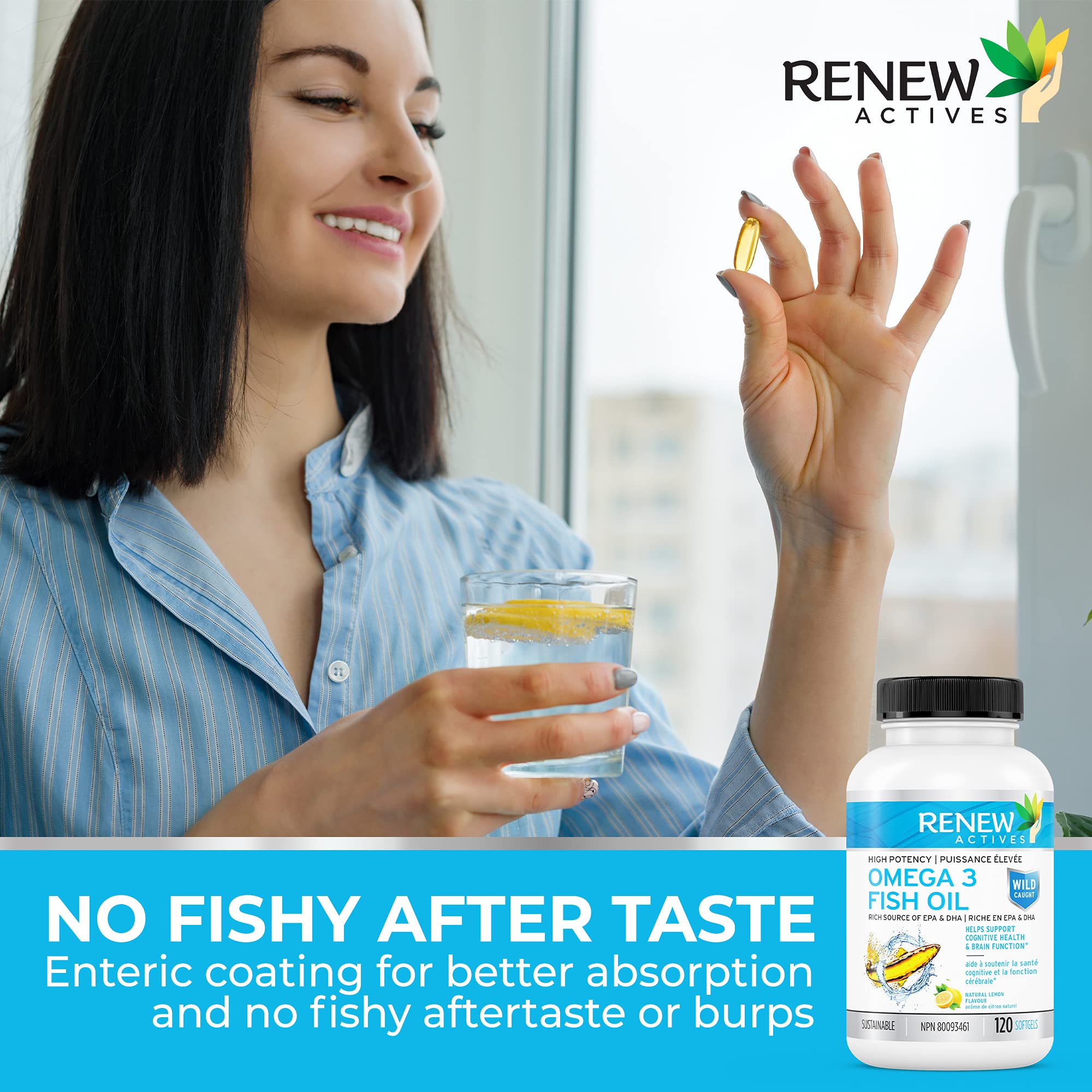 Foto 6 pulgar | Aceite De Pescado Omega 3 Supplements Renew Actives 120 Cápsulas Blandas - Venta Internacional.