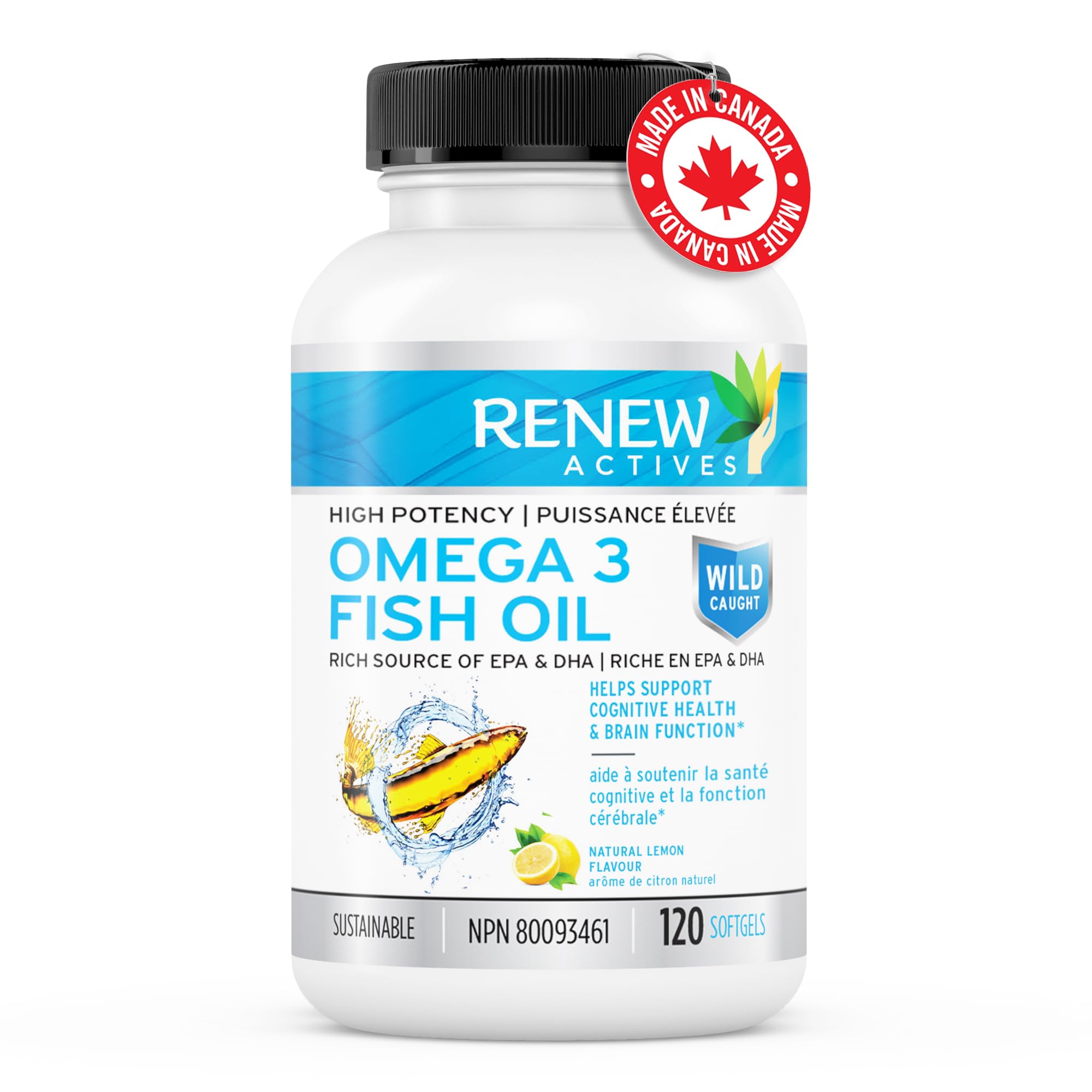 Foto 7 pulgar | Aceite De Pescado Omega 3 Supplements Renew Actives 120 Cápsulas Blandas - Venta Internacional.