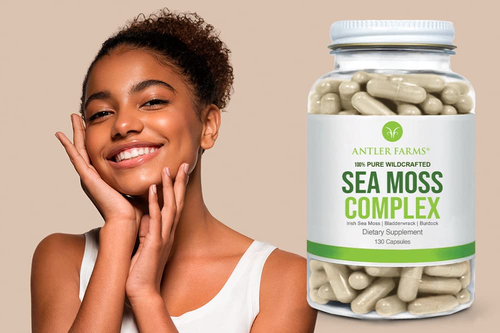 Foto 5 pulgar | Suplemento Antler Farms Sea Moss Complex 130 Cápsulas - Venta Internacional.