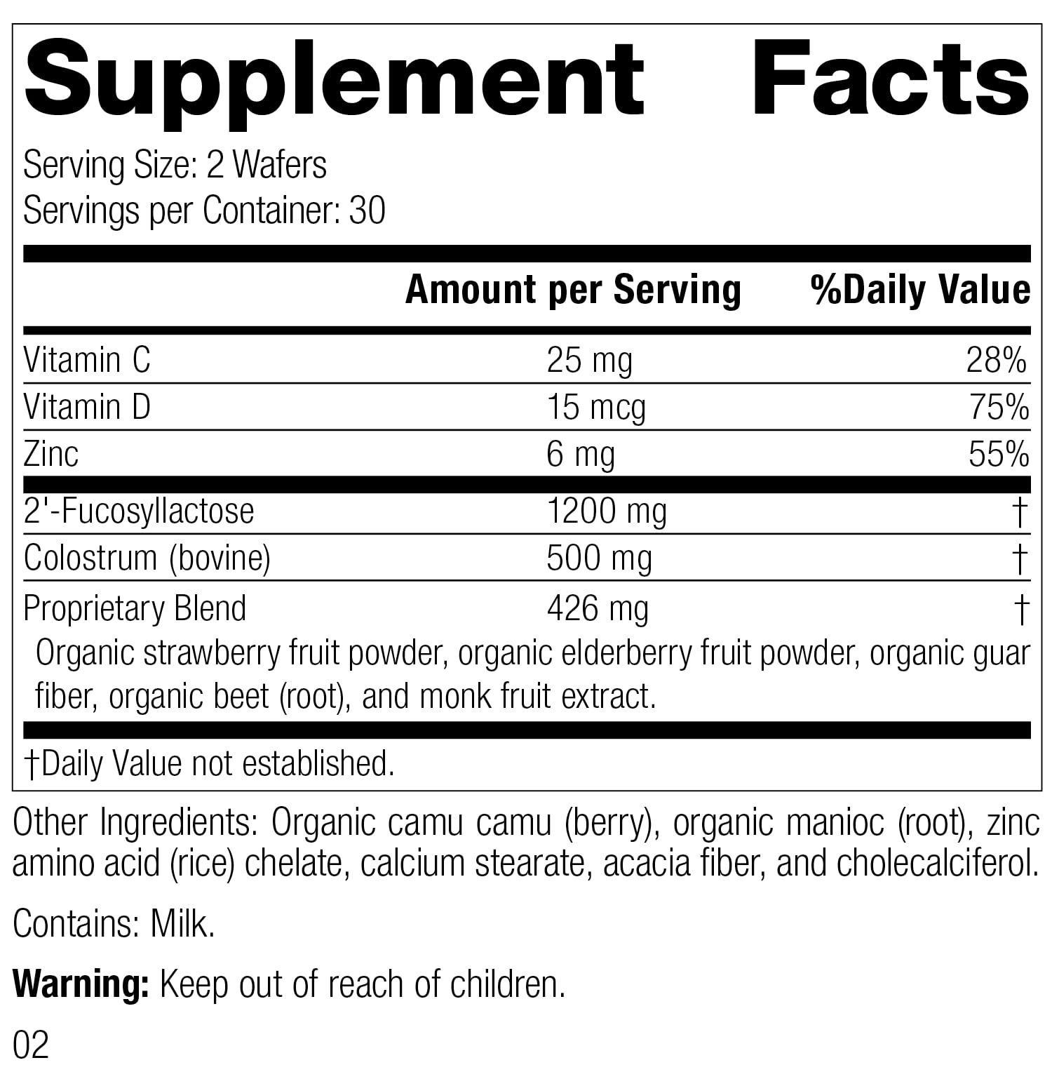 Foto 3 pulgar | Obleas Supplement Standard Process Inc. Children's Immune 60 - Venta Internacional.