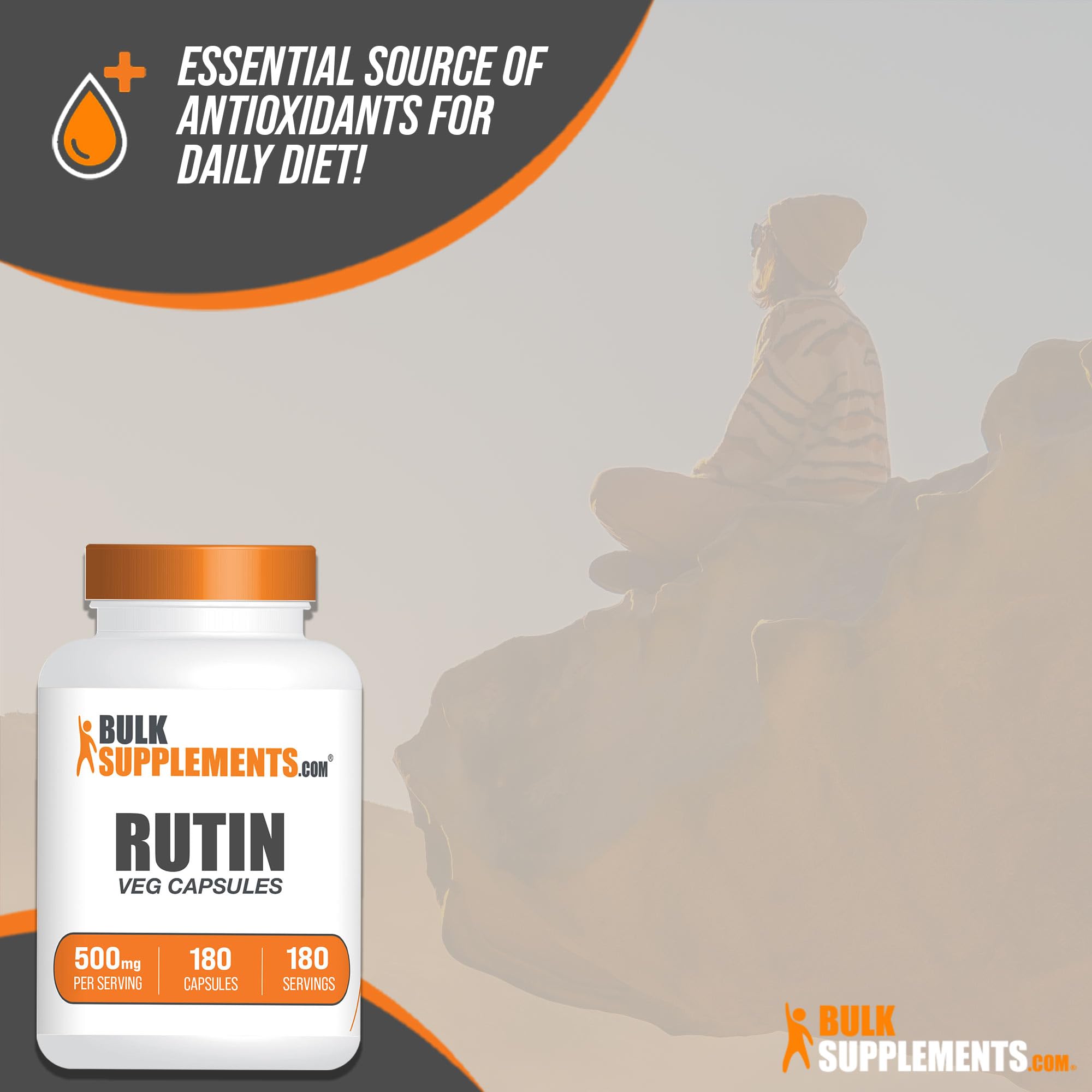 Foto 4 | Suplemento Bulksupplements.com Rutina 500 Mg De Saphora Japonica - Venta Internacional.