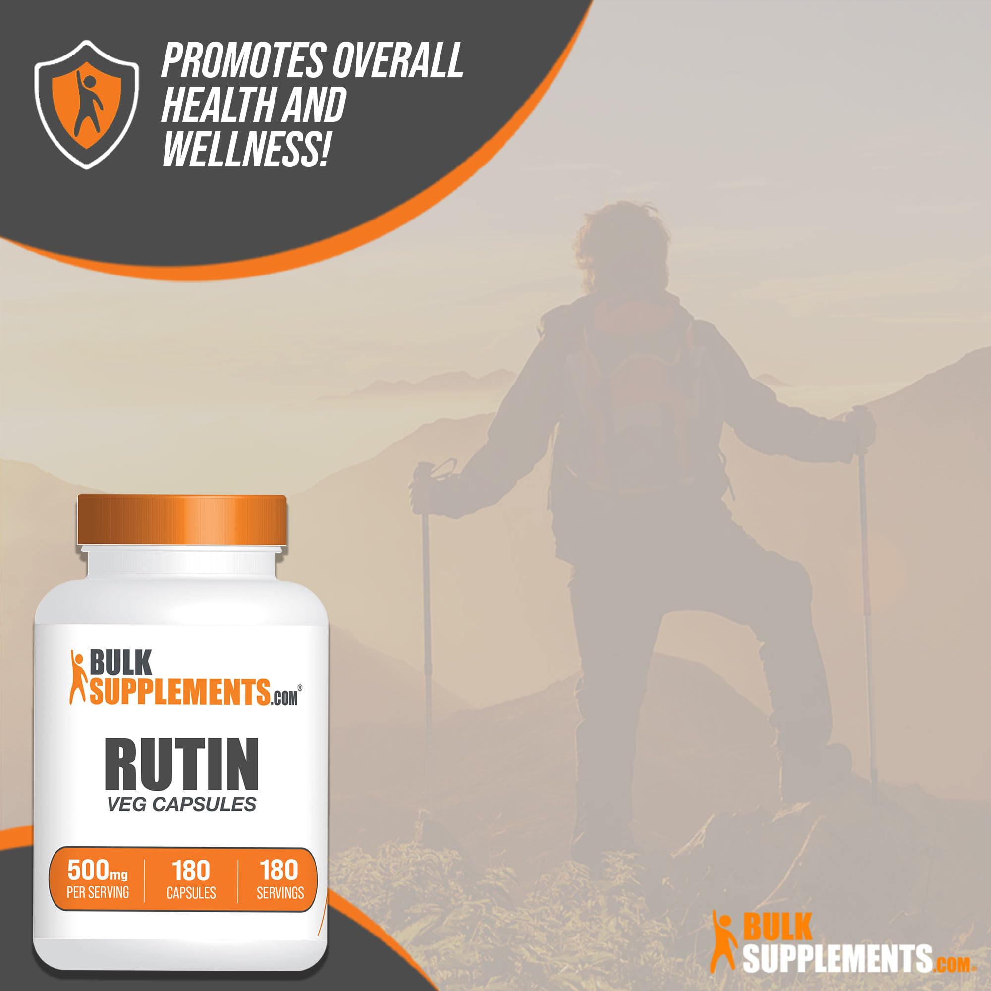 Foto 6 pulgar | Suplemento Bulksupplements.com Rutina 500 Mg De Saphora Japonica - Venta Internacional.