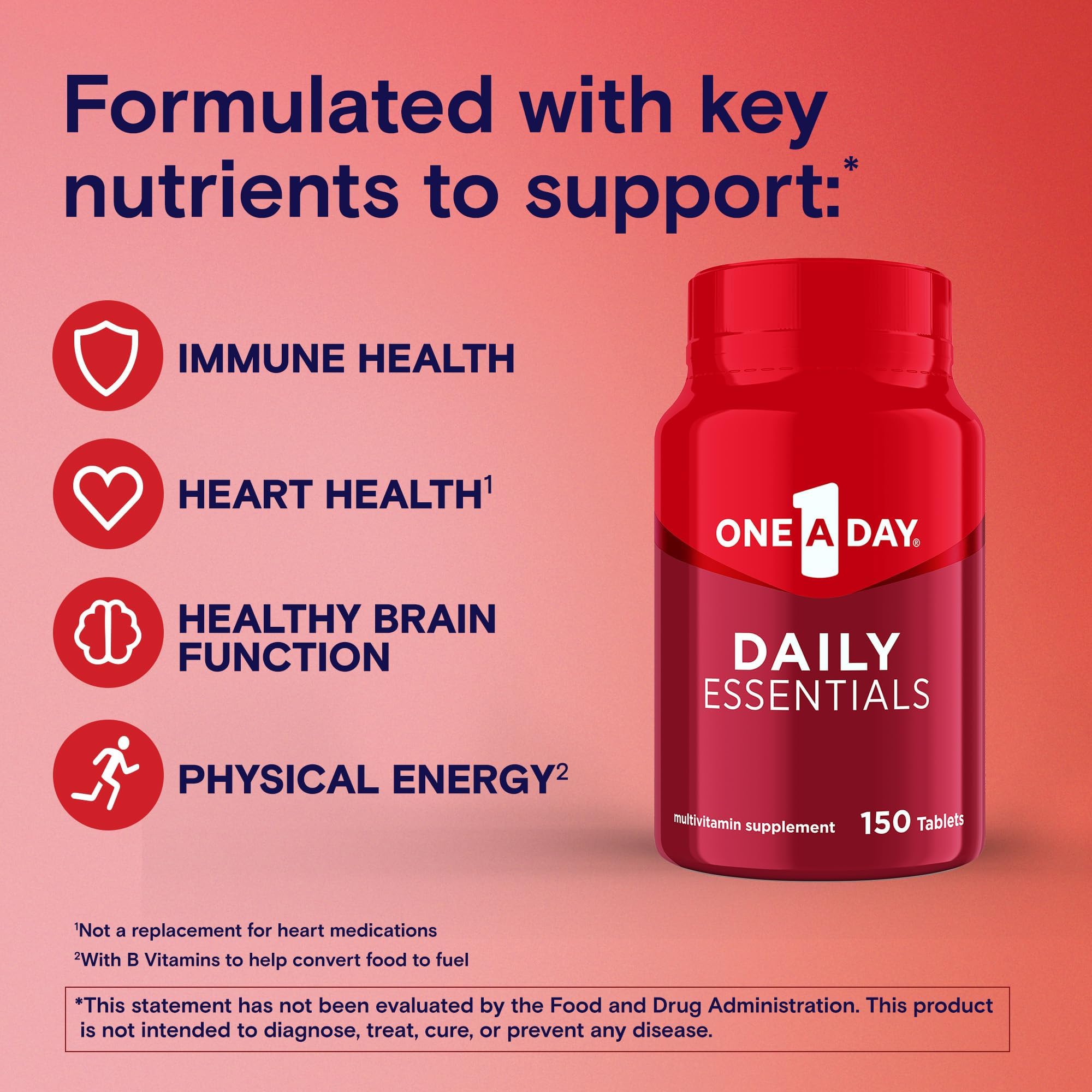 Foto 3 pulgar | Multivitamínico Daily Essentials One A Day 150 Comprimidos - Venta Internacional.
