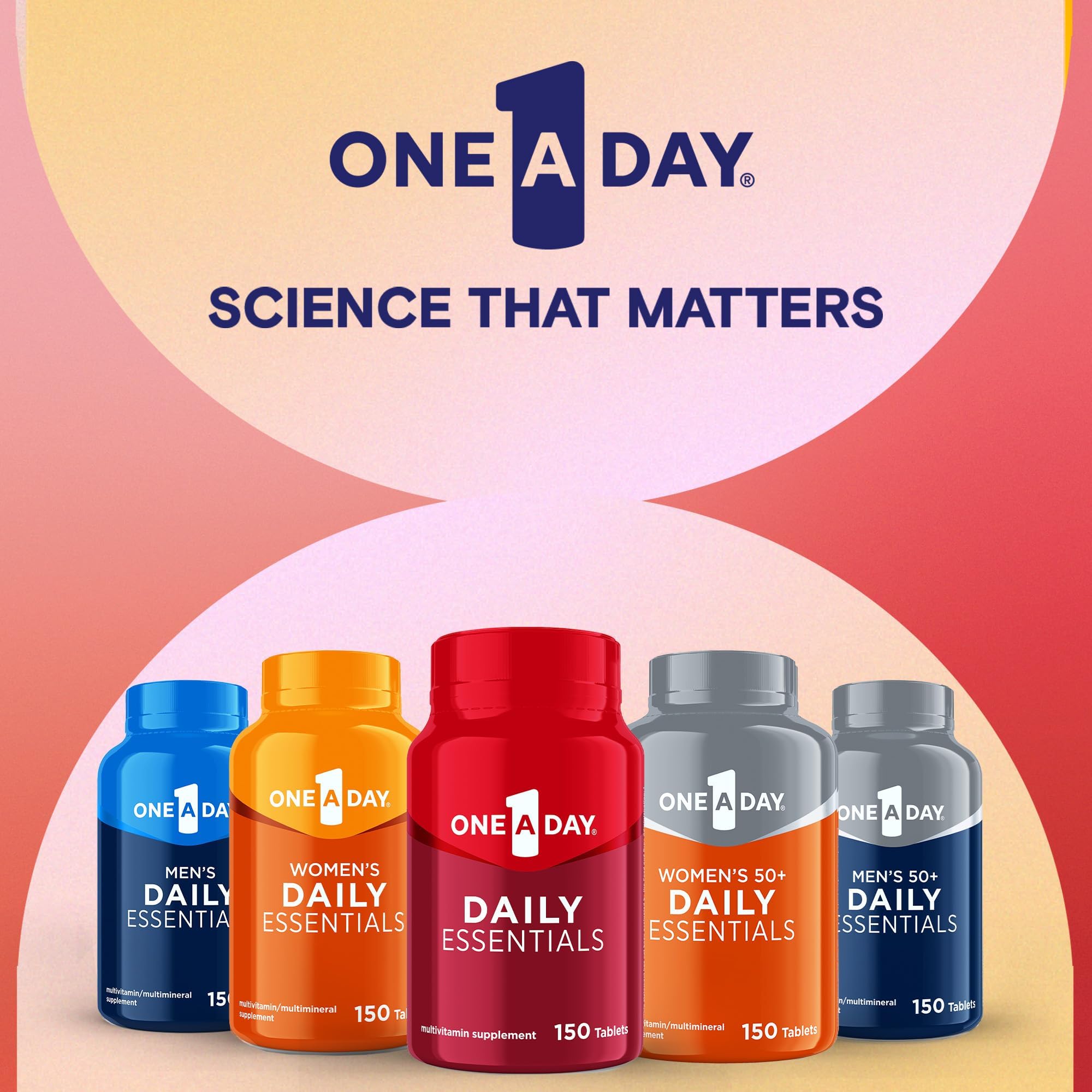 Foto 7 | Multivitamínico Daily Essentials One A Day 150 Comprimidos - Venta Internacional.