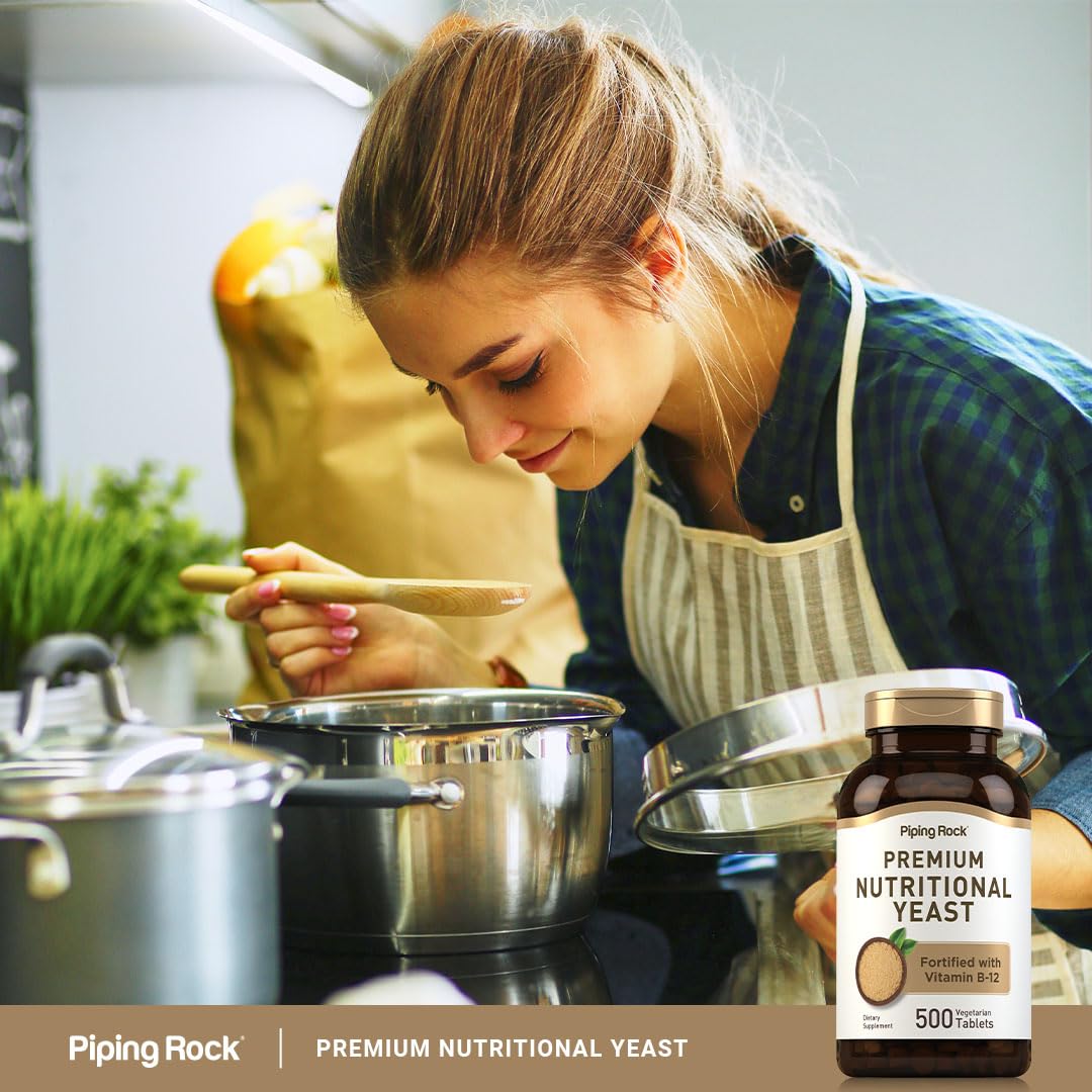 Foto 7 pulgar | Suplemento Piping Rock Nutritional Yeast Tablets 500 Píldoras - Venta Internacional.