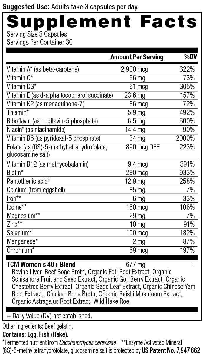 Foto 3 pulgar | Suplemento Multivitamínico Ancient Nutrition Para Mujeres De 40 O Más De 90 Unidades - Venta Internacional.