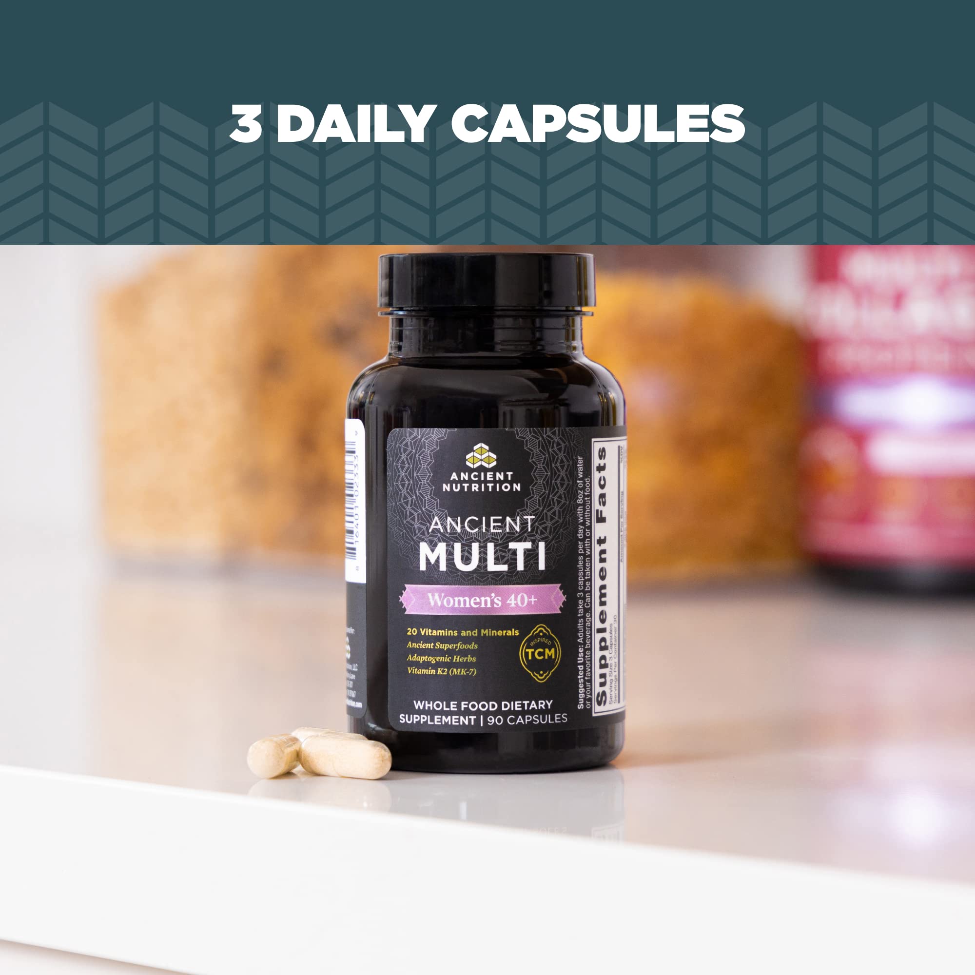 Foto 6 | Suplemento Multivitamínico Ancient Nutrition Para Mujeres De 40 O Más De 90 Unidades - Venta Internacional.