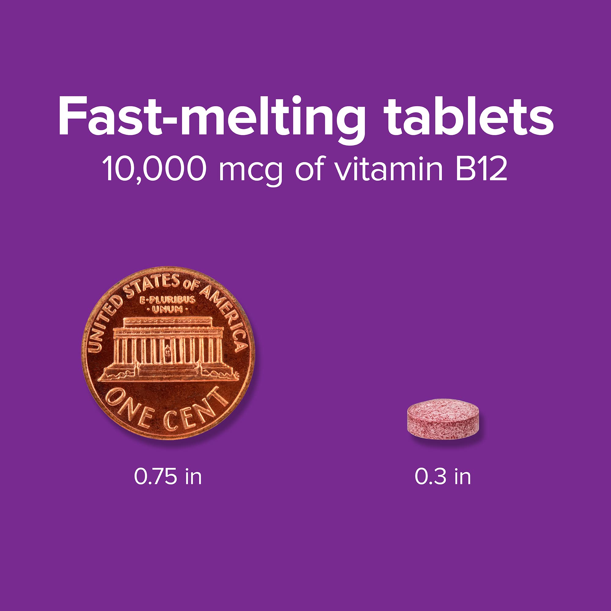 Foto 4 | Suplemento Webber Naturals De Vitamina B12, 10 000 Mcg, 40 Comprimidos - Venta Internacional.