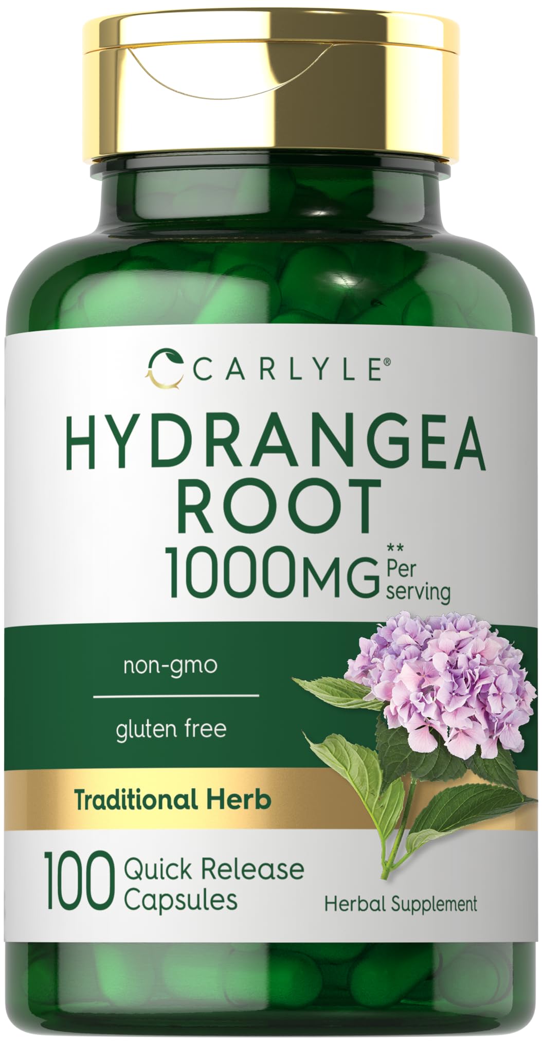 Foto 1 | Suplemento Carlyle, Cápsulas De Raíz De Hortensia, 1000 Mg, 100 Unidades - Venta Internacional.
