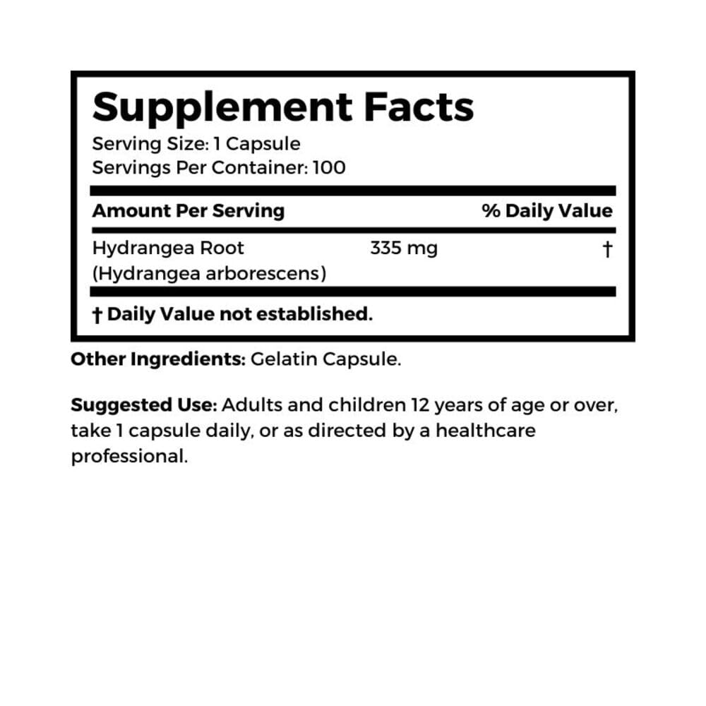 Foto 4 pulgar | Suplemento Dr. Clark Store Hydrangea 335 Mg 100 Cápsulas - Venta Internacional.