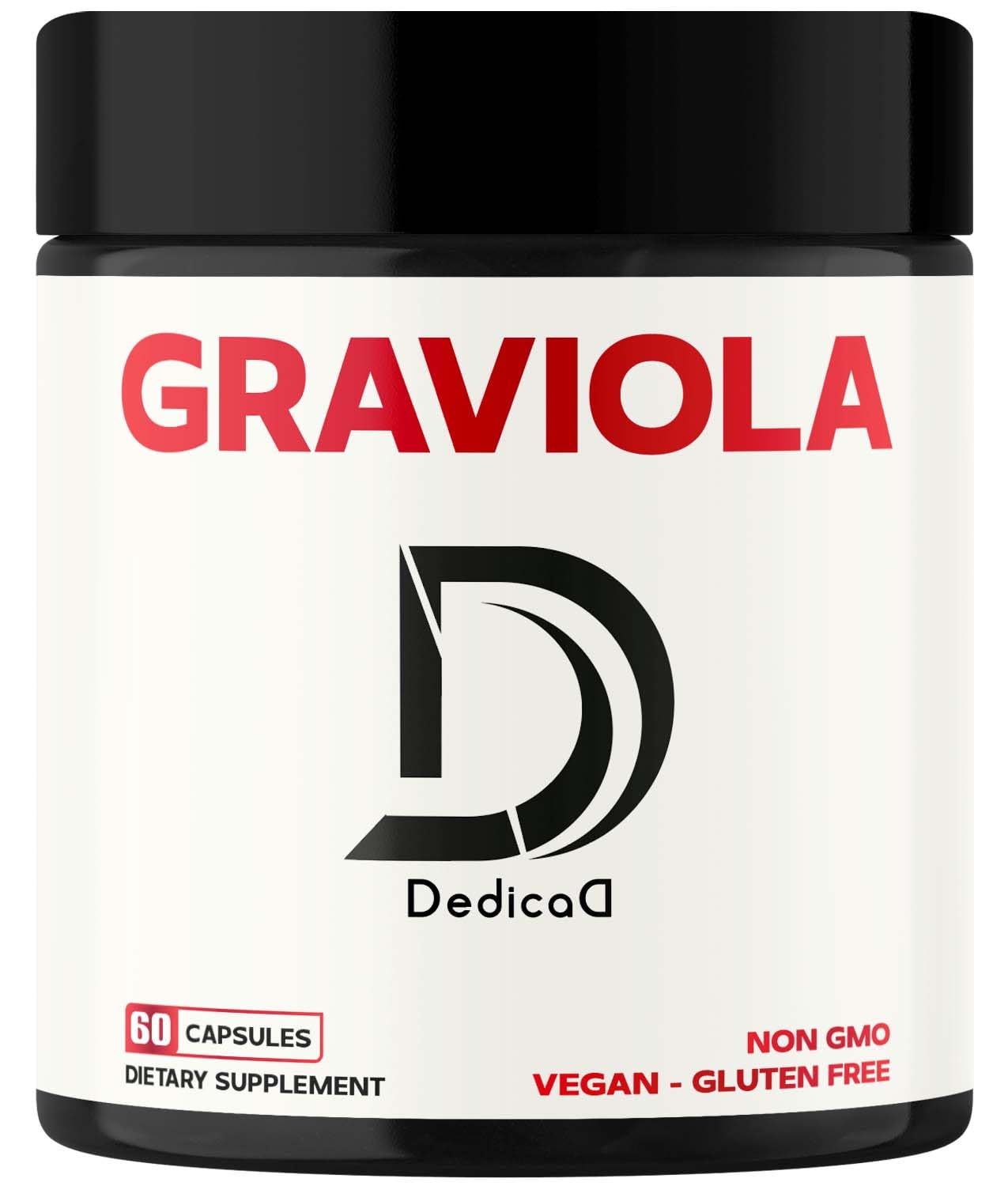 Foto 2 pulgar | Suplemento Dedicad Cápsulas De Guanábana Pura De Graviola 1000 Mg X60 - Venta Internacional.