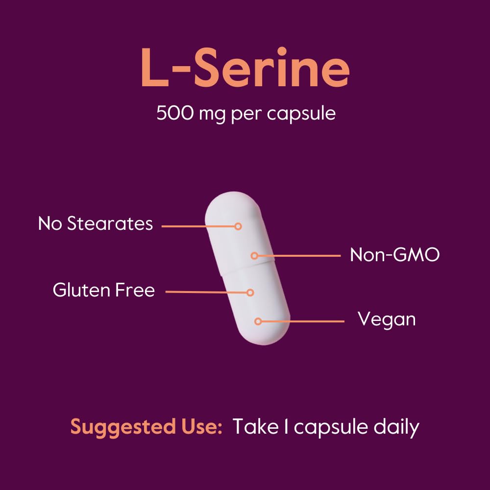 Foto 7 pulgar | Suplemento Bestvite L-serina 500 Mg 240 Cápsulas Veganas X2 - Venta Internacional.