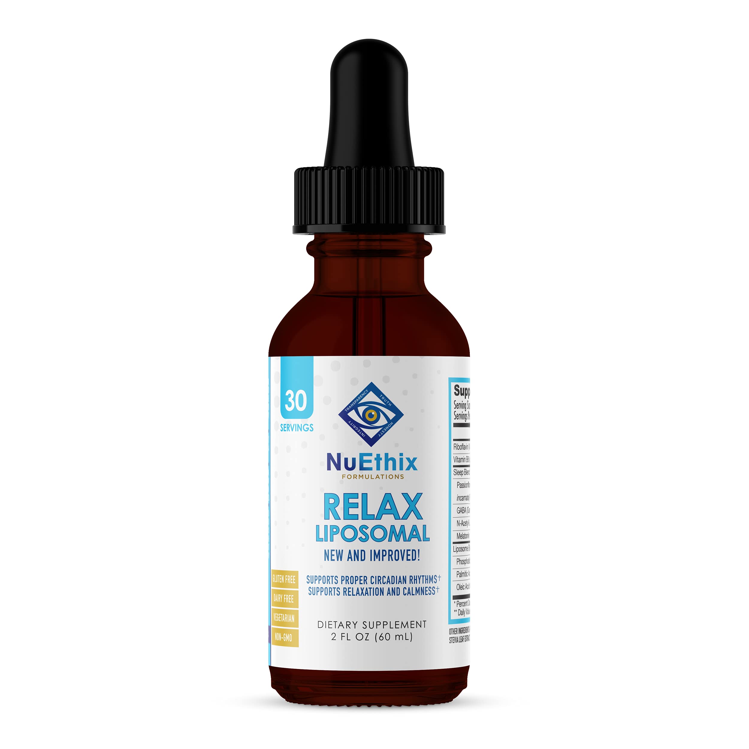 Foto 2 pulgar | Suplemento Nuethix Formulations Relax Liposomal, 60 Ml, 30 Porciones - Venta Internacional.