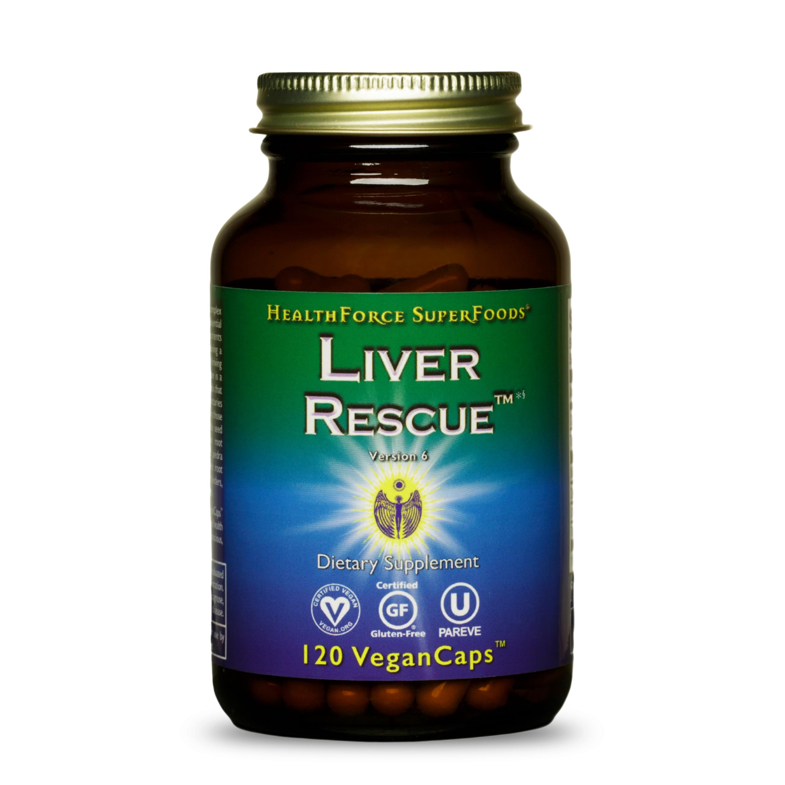 Foto 2 pulgar | Suplemento Healthforce Superfoods Liver Rescue 120 Cápsulas - Venta Internacional.