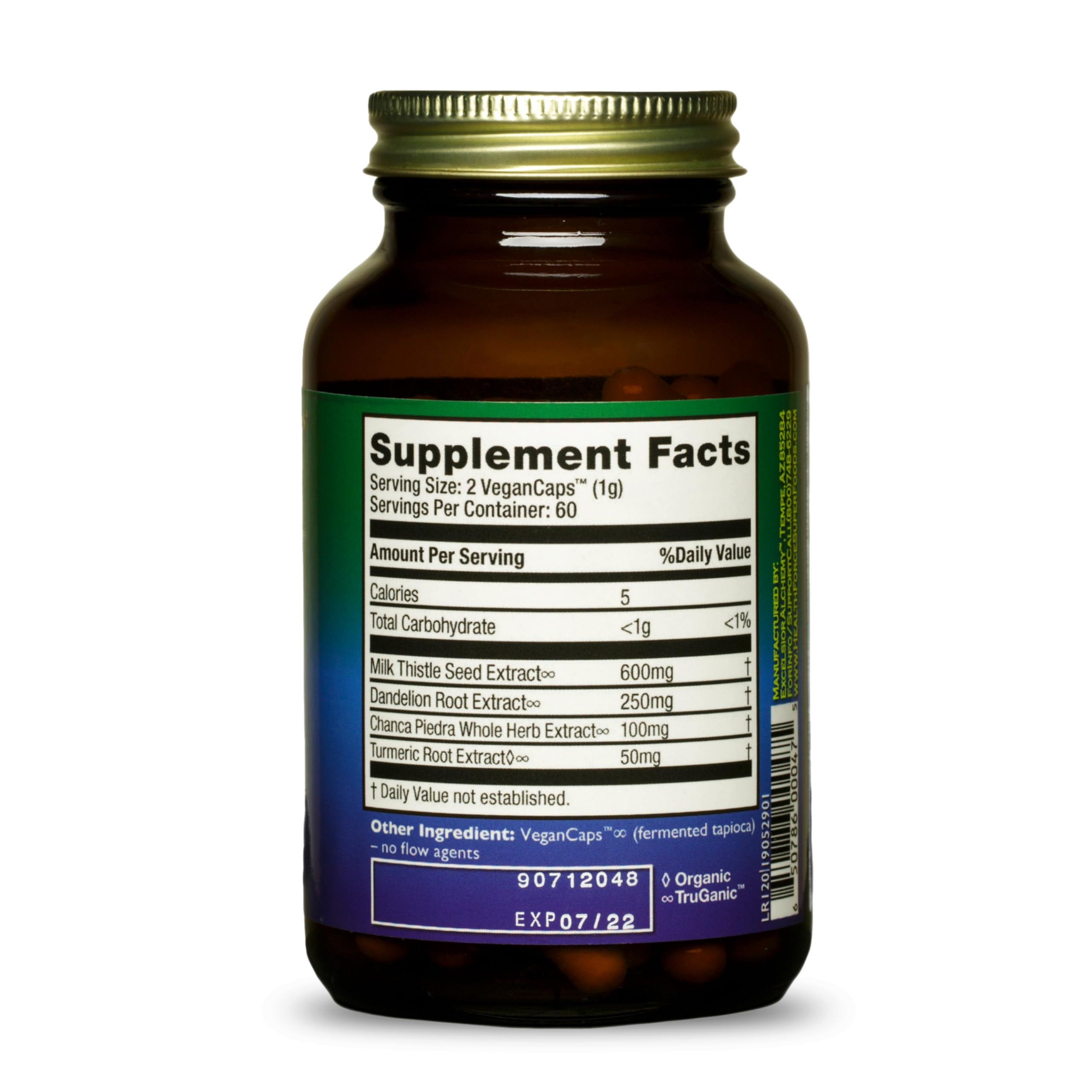 Foto 3 pulgar | Suplemento Healthforce Superfoods Liver Rescue 120 Cápsulas - Venta Internacional.