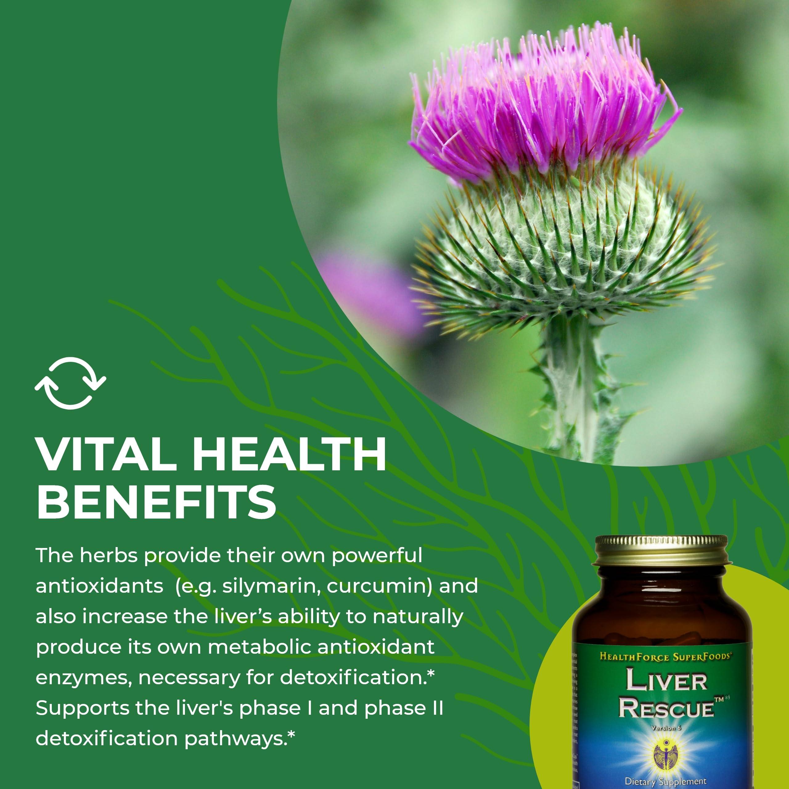 Foto 7 pulgar | Suplemento Healthforce Superfoods Liver Rescue 120 Cápsulas - Venta Internacional.