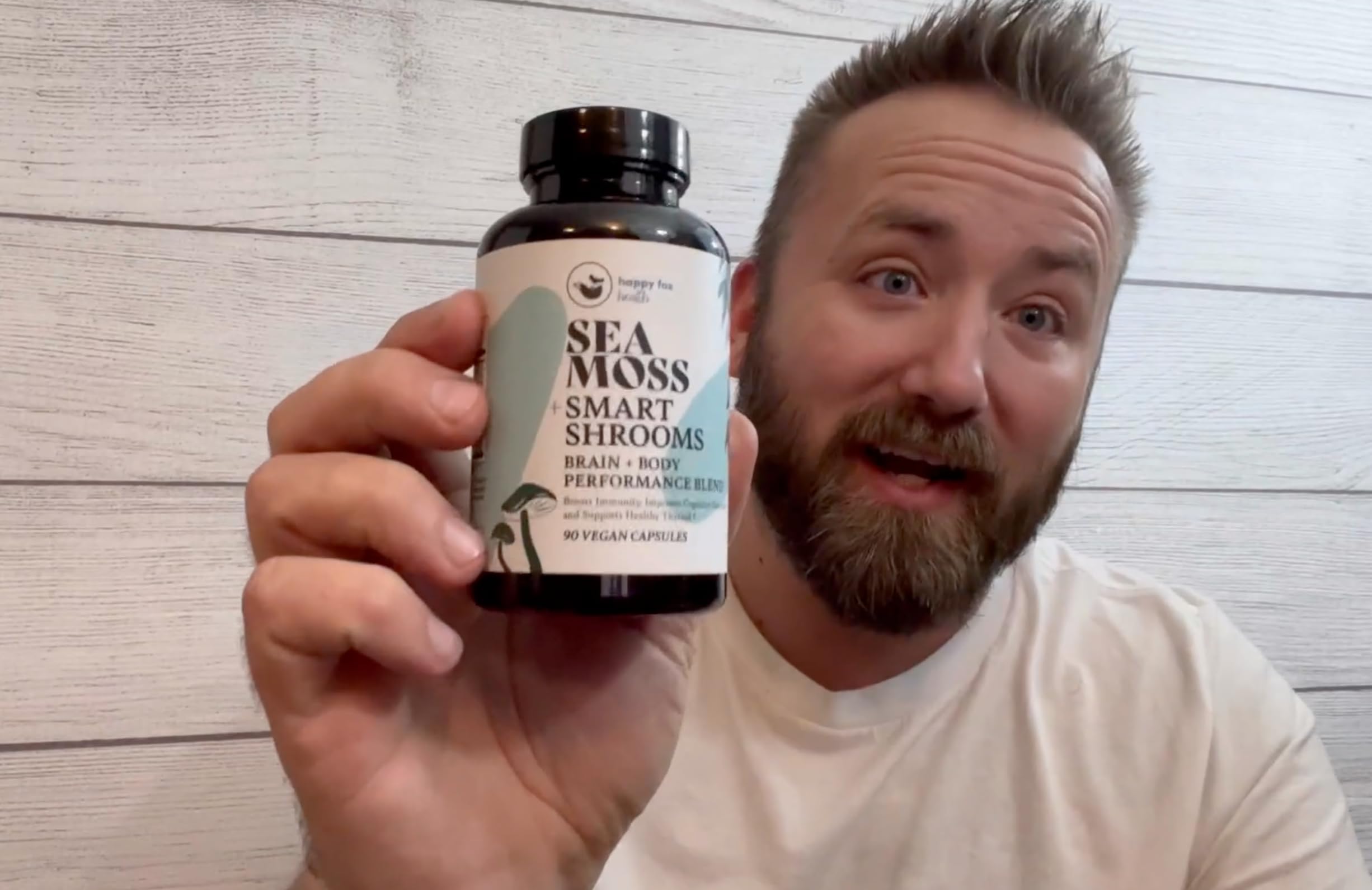 Foto 7 | Suplemento Happy Fox Irish Sea Moss & Mushroom 1500 Mg 90 Cápsulas - Venta Internacional.
