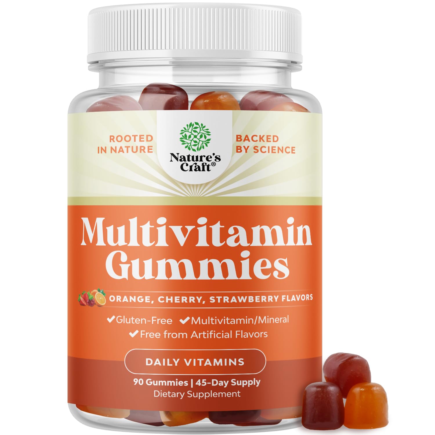 Foto 1 | Gomitas Multivitamínicas Natures Craft Para Adultos, 90 Unidades - Venta Internacional.