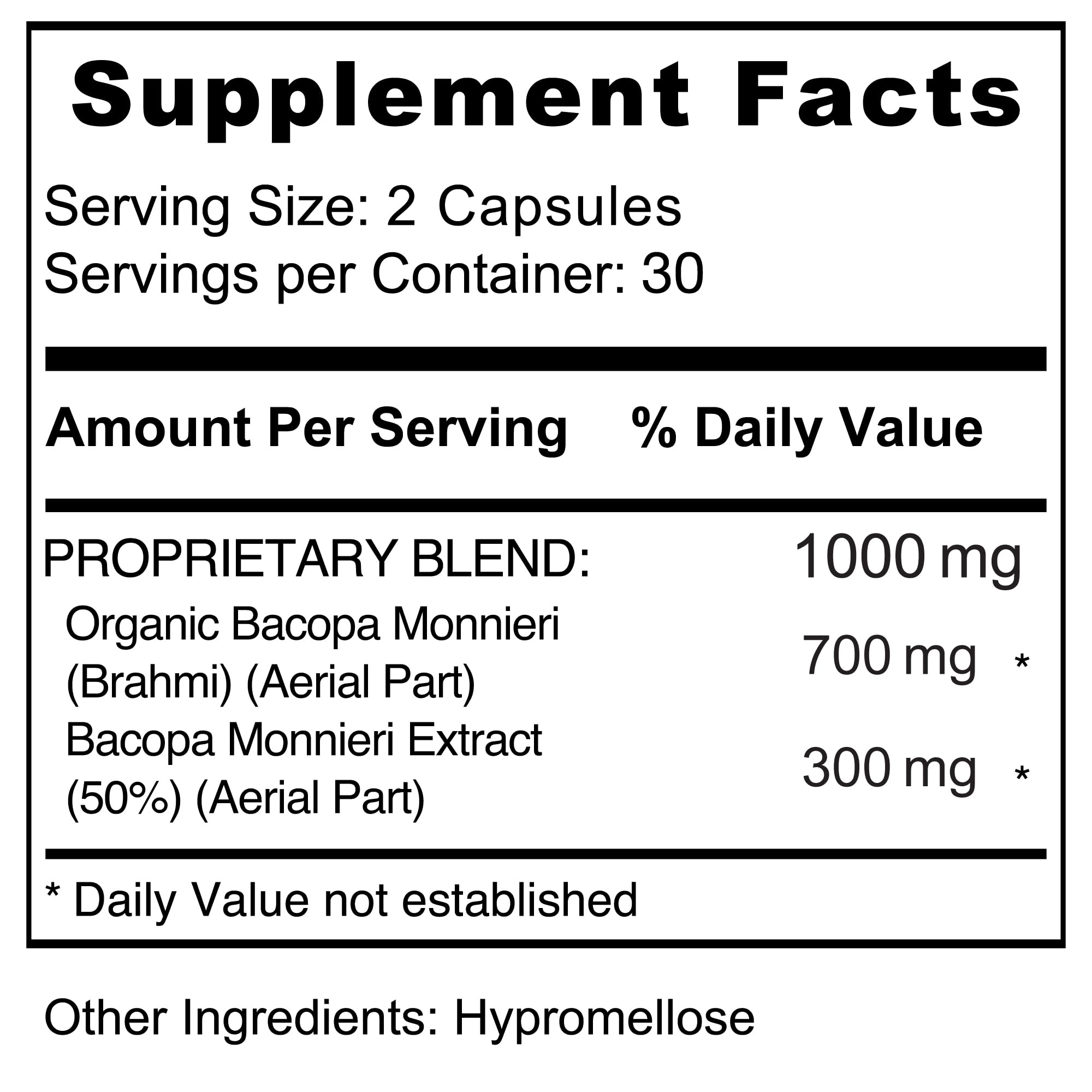 Foto 8 pulgar | Suplemento Jiva Botanicals Bacopa Monnieri 300 Mg 60 Cápsulas - Venta Internacional.