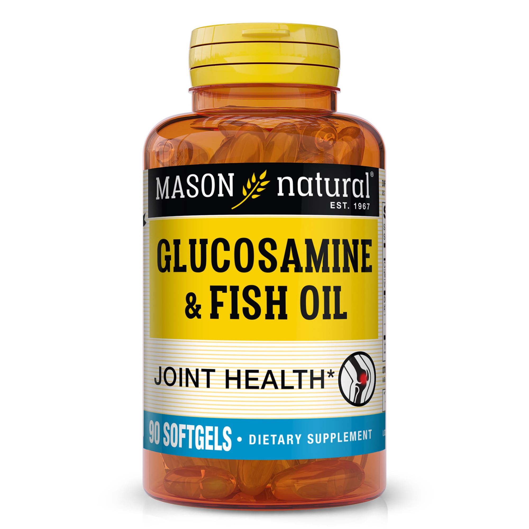 Foto 1 | Suplemento De Glucosamina Y Aceite De Pescado Mason Natural Con Dha Y Omega 3 - Venta Internacional.
