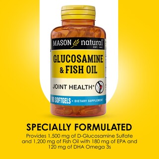 Foto 4 | Suplemento De Glucosamina Y Aceite De Pescado Mason Natural Con Dha Y Omega 3 - Venta Internacional.