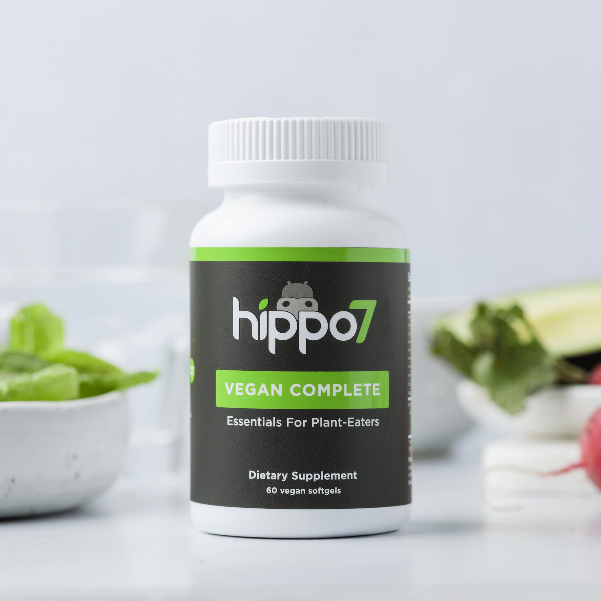 Foto 4 pulgar | Suplemento Hippo7 Vegan Complete Multivitamínico 60 Cápsulas Blandas - Venta Internacional.